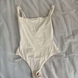 Kids Cream One Piece Swimsuit